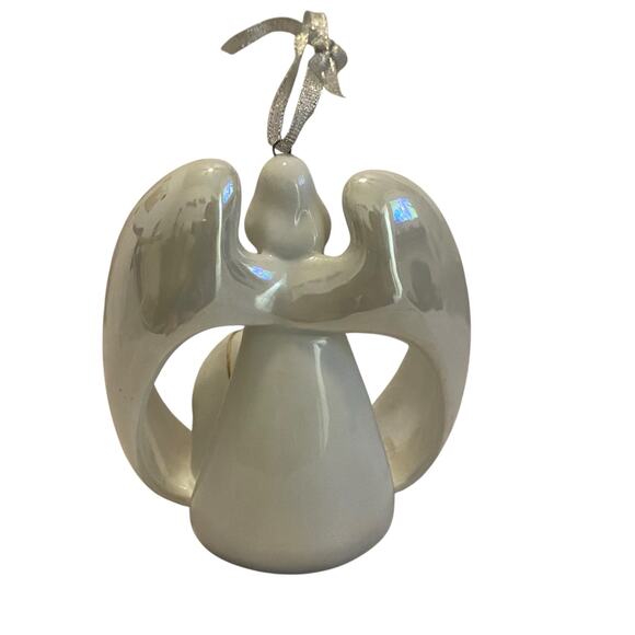 Appletree Design Porcelain Ornament Angel and Holy Family Jesus Joseph Mary 4” - Picture 4 of 12